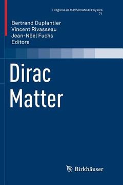portada Dirac Matter (en Inglés)