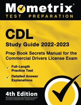 portada Cdl Study Guide 2022-2023: Prep Book Secrets Manual for the Commercial Drivers License Exam, Full-Length Practice Test, Detailed Answer Explanations: [4Th Edition] (en Inglés)