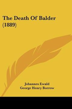 portada the death of balder (1889) (en Inglés)