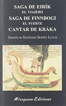 portada Saga de Eirík el Viajero. Saga de Finnbogi el Fuerte. Cantar de Kráka (in Spanish)
