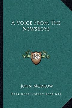 portada a voice from the newsboys (in English)