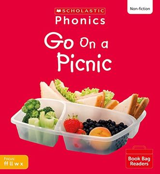 portada Scholastic Phonics for Little Wandle: Go on a Picnic (Set 3). Decodable Phonic Reader for Ages 4-6. Letters and Sounds Revised - Phase 2 (Phonics Book bag Readers Non-Fiction)