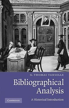portada Bibliographical Analysis Paperback (in English)