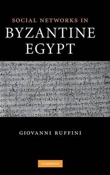 portada Social Networks in Byzantine Egypt (en Inglés)