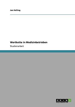 portada Wertkette in Medizinbetrieben (German Edition)