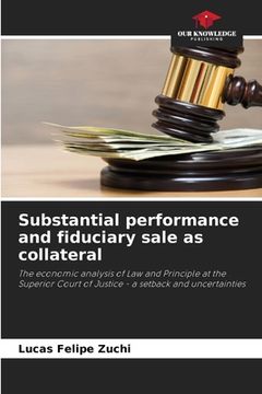 portada Substantial performance and fiduciary sale as collateral (en Inglés)