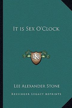 portada it is sex o'clock