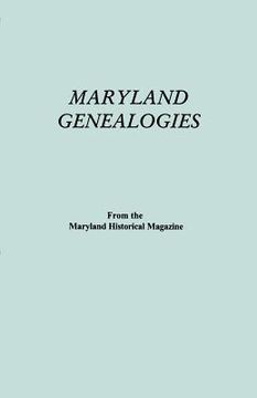 portada maryland genealogies. a consolidation of articles from the maryland historical magazine. in two volumes. volume i (families abington - gist) (en Inglés)