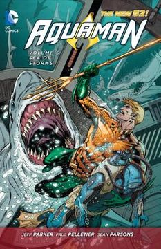 portada Aquaman Vol. 5: Sea of Storms (The new 52) (Aquaman: The new 52! ) (in English)