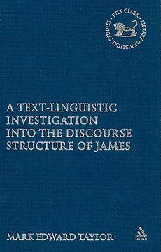 portada a text-linguistic investigation into the discourse structure of james (en Inglés)