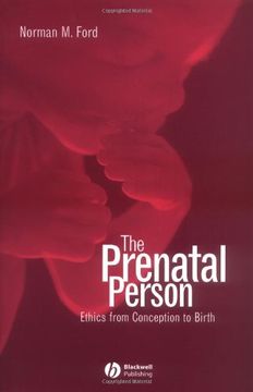 portada the prenatal person: monographs of the society for research on child development (in English)