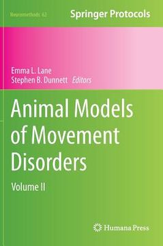 portada animal models of movement disorders (in English)