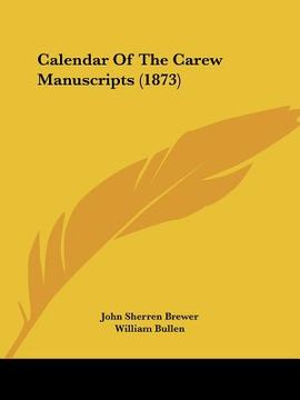 portada calendar of the carew manuscripts (1873) (en Inglés)