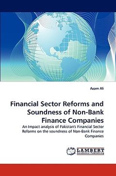 portada financial sector reforms and soundness of non-bank finance companies (en Inglés)