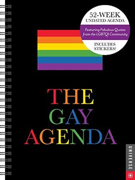 portada The gay Agenda Undated Calendar (en Inglés)