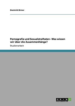 portada Pornografie und Sexualstraftaten - was Wissen wir Über die Zusammenhänge? (en Alemán)