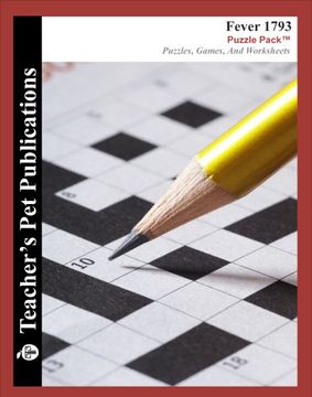 portada Fever 1793 Puzzle Pack - Teacher Lesson Plans, Activities, Crossword Puzzles, Word Searches, Games, and Worksheets (Paperback) (en Inglés)