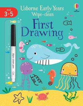 portada Early Years Wipe-Clean First Drawing (Usborne Early Years Wipe-Clean) (in English)