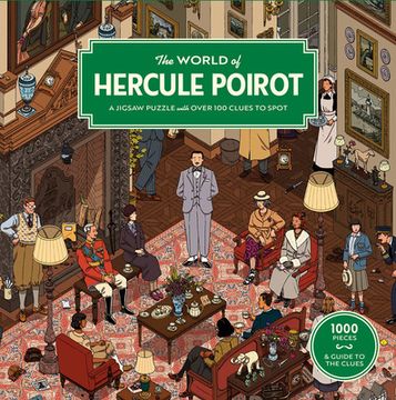 portada The World of Hercule Poirot 1000 Piece Puzzle: A 1000-Piece Jigsaw Puzzle (en Inglés)