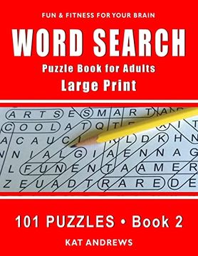 portada Word Search Puzzle Book for Adults: Large Print 101 Puzzles – Book 2 (Large Print Word Search) (en Inglés)