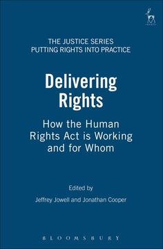 portada delivering rights: how the human rights act is working (en Inglés)