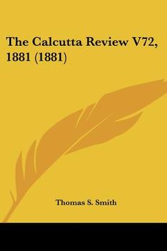portada the calcutta review v72, 1881 (1881) (in English)