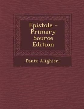 portada Epistole - Primary Source Edition (in Italian)
