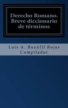 portada Derecho Romano: Breve Diccionario De Términos (spanish Edition)