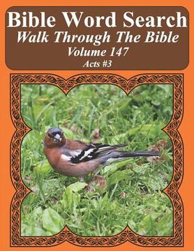 portada Bible Word Search Walk Through The Bible Volume 147: Acts #3 Extra Large Print (en Inglés)