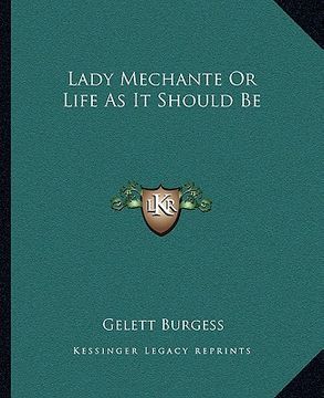 portada lady mechante or life as it should be (in English)