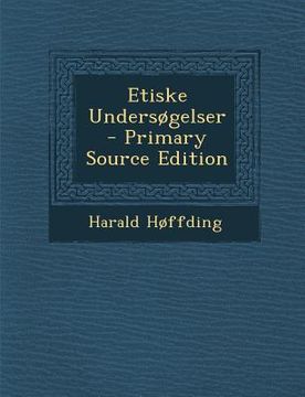 portada Etiske Undersogelser (in Danés)