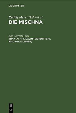 portada Kil'ajim (Verbottene Mischgattungen) (en Alemán)
