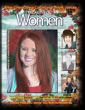portada New Creations Coloring Book Series: Beautiful Women (in English)