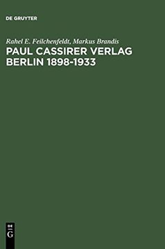 portada Paul Cassirer Verlag Berlin 1898-1933 (in German)