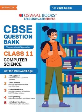 portada Oswaal CBSE Question Bank Class 11 Computer Science, Chapterwise and Topicwise Solved Papers For 2025 Exams (in English)