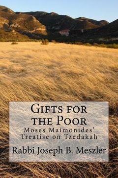 portada Gifts for the Poor: Moses Maimonides' Treatise on Tzedakah (en Inglés)