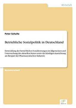 portada Betriebliche Sozialpolitik in Deutschland (en Alemán)