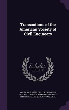 portada Transactions of the American Society of Civil Engineers (en Inglés)