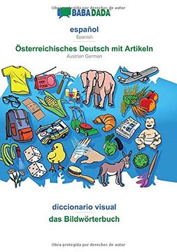 portada Babadada, Español - Österreichisches Deutsch mit Artikeln, Diccionario Visual - das Bildwörterbuch: Spanish - Austrian German, Visual Dictionary