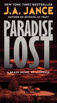 portada paradise lost: a brady novel of suspense (en Inglés)