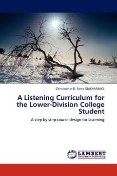 portada a listening curriculum for the lower-division college student