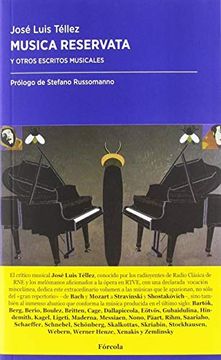 portada Musica Reservata: Y Otros Escritos de Música (Periplos) (in Spanish)