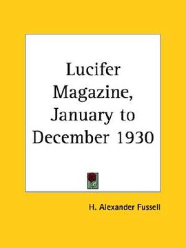 portada lucifer magazine, january to december 1930 (en Inglés)
