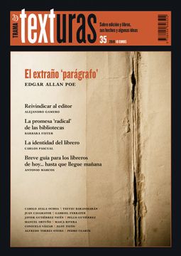 portada Texturas 35: La Identidad del Librero (in Spanish)