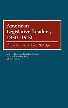 portada American Legislative Leaders, 1850-1910 (en Inglés)