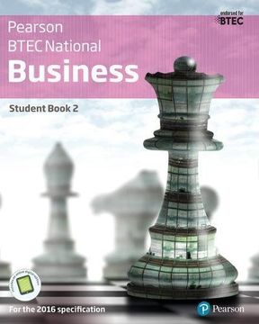 portada BTEC Nationals Business Student Book 2 + Activ: For the 2016 specifications (BTEC Nationals Business 2016)