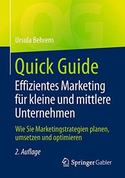 portada Quick Guide Effizientes Marketing für Kleine und Mittlere Unternehmen: Wie sie Marketingstrategien Planen, Umsetzen und Optimieren (en Alemán)
