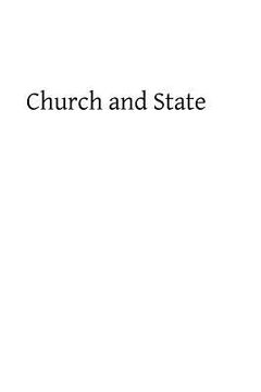 portada Church and State: As Seen In the Formation of Christendom (in English)
