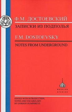portada f.m. dostoevsky: notes from underground (en Inglés)