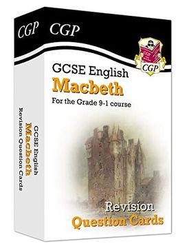 portada New Grade 9-1 Gcse English Shakespeare - Macbeth Revision Question Cards (Cgp Gcse English 9-1 Revision) 